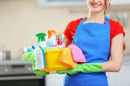 Bathroom deep cleaning for move out handover
