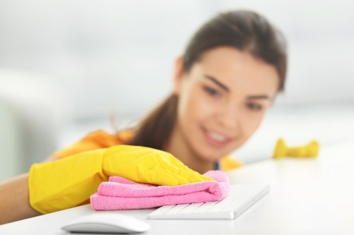 Cleaning tools used for ongoing property maintenance